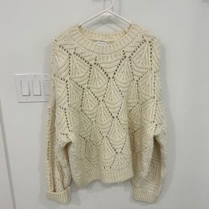 Topshop Cable Knit Chunky Oversized Sweater